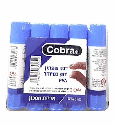 דבק שפתון COBRA סט 5 יח' קטן