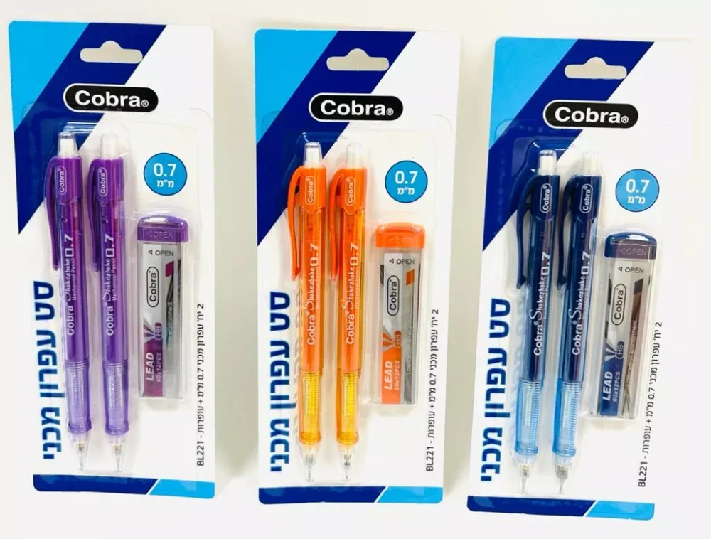 ורסטיל סט 2 יח'+ עופרת cobra BL221-0.7 שייקר